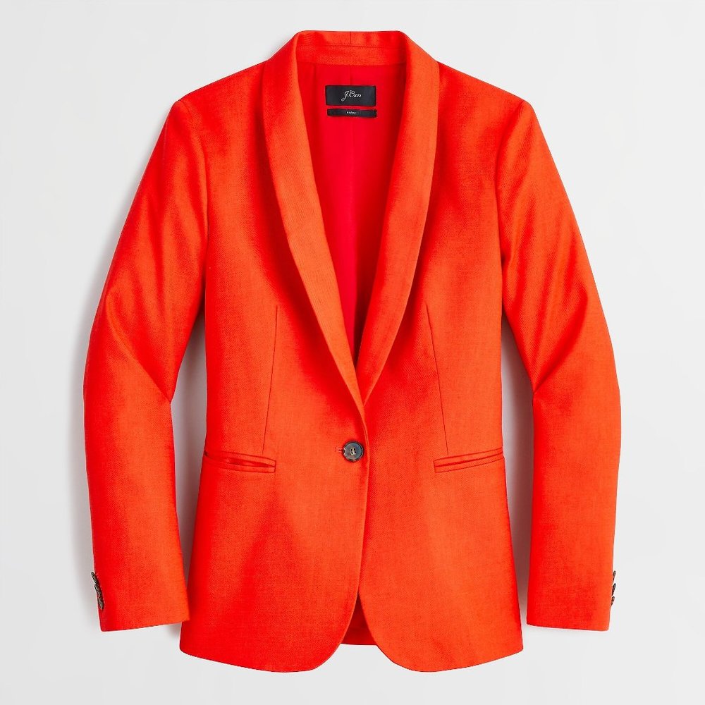 NWT J.Crew Parke blazer in stretch linen, Size 4